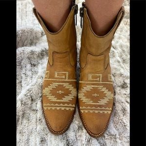 Matisse Southwestern Embroidered Ankle Bootie